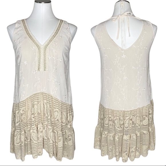 Buch Copenhagen Embroidered Paisley Lace Tunic dress - Picture 1 of 11